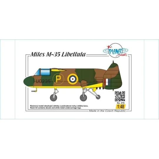 Miles M-35 Libellula, 1/48 - Planet Models 129-PLT270