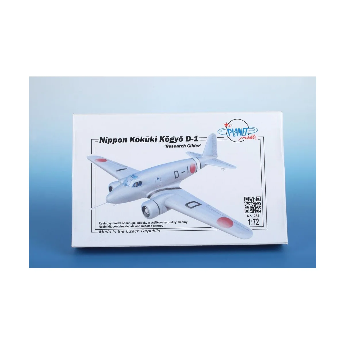 Nippon Kokuki Kogyo D-1 Research Glider - Planet Models 129-PLT284