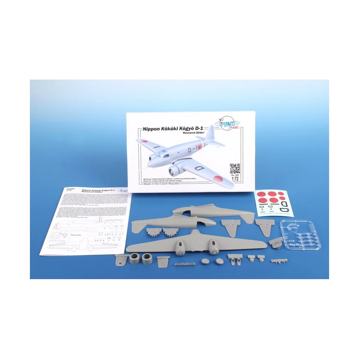 Nippon Kokuki Kogyo D-1 Research Glider, 1/48 - Planet Models 129-P...
