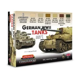 German vehicle WWII set n.1 - Lifecolor CS01