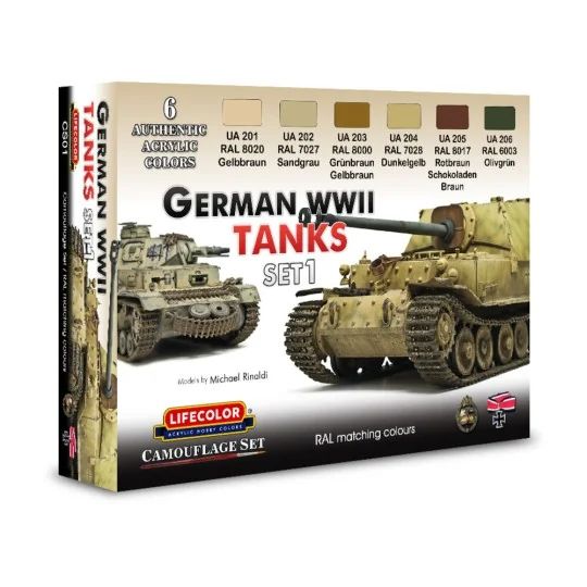 German vehicle WWII set n.1 - Lifecolor CS01
