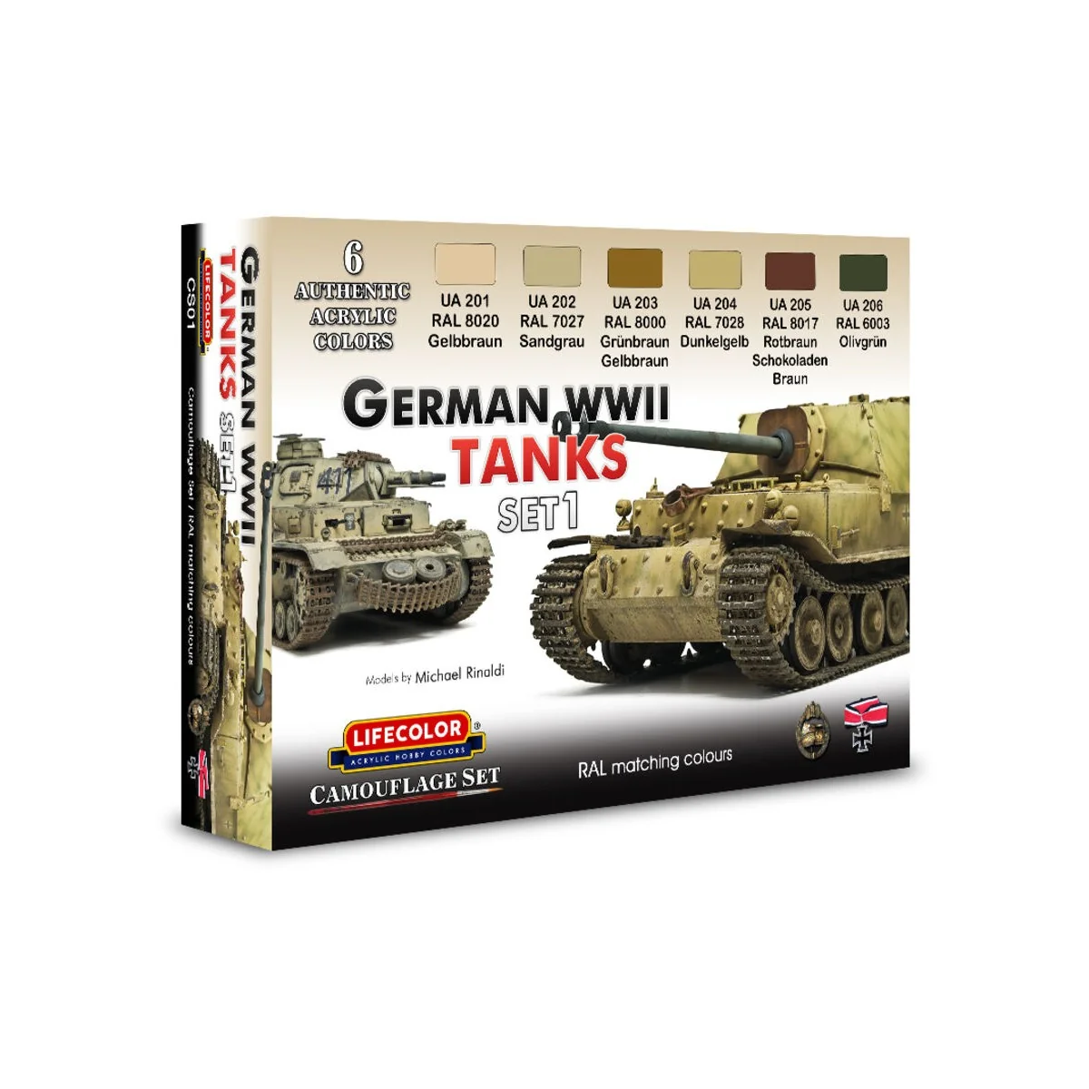 German vehicle WWII set n.1 - Lifecolor CS01
