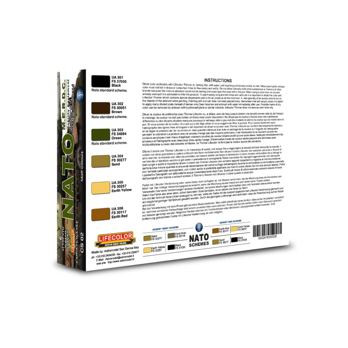 Nato set - Lifecolor CS02 Nato set - Lifecolor CS02
