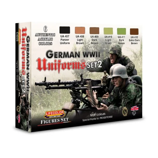German military uniforms WWII set n.2 - Lifecolor CS05 German military uniforms WWII set n.2 - Lifecolor CS05