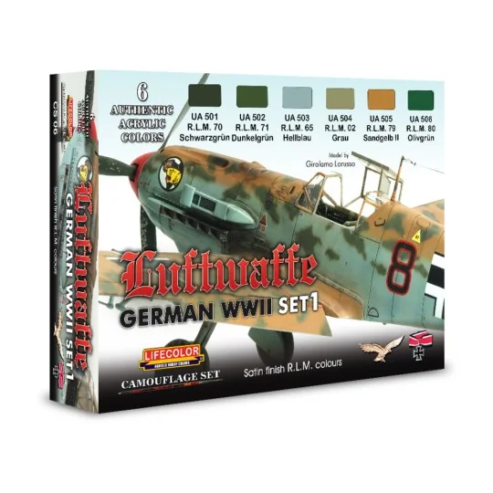 German Luftwaffe set 1 - Lifecolor CS06