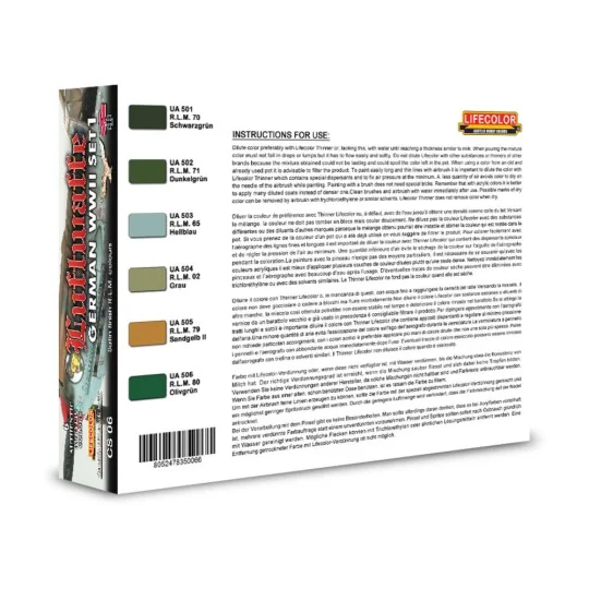 German Luftwaffe set 1 - Lifecolor CS06