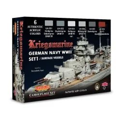 German WWII Kriegsmarine n.1 Camoufl.set - Lifecolor CS09
