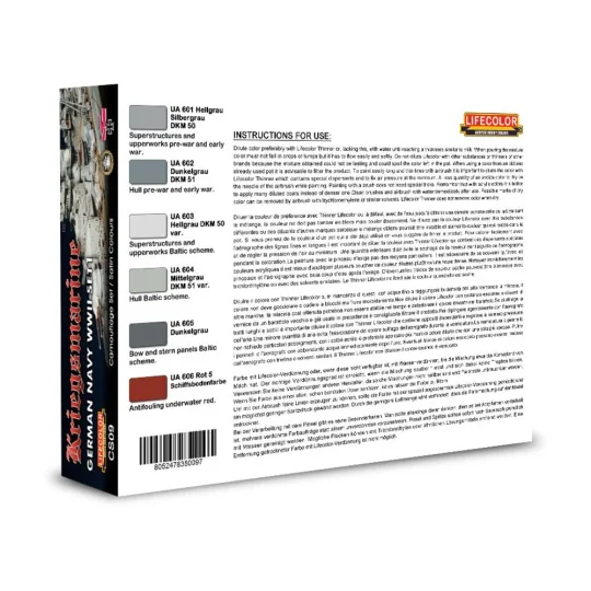 German WWII Kriegsmarine n.1 Camoufl.set - Lifecolor CS09
