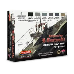 German WWII Kriegsmarine n.2 Camoufl.set - Lifecolor CS12