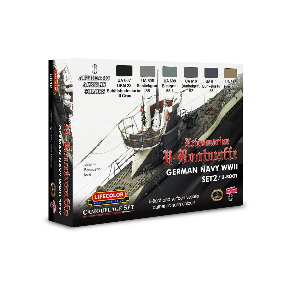 German WWII Kriegsmarine n.2 Camoufl.set - Lifecolor CS12