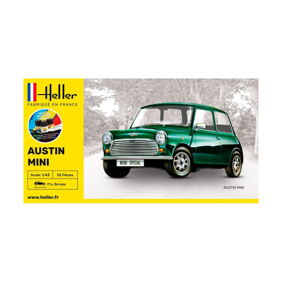 STARTER KIT Mini, 1/43 - Heller 56153 STARTER KIT Mini, 1/43 - Heller 56153