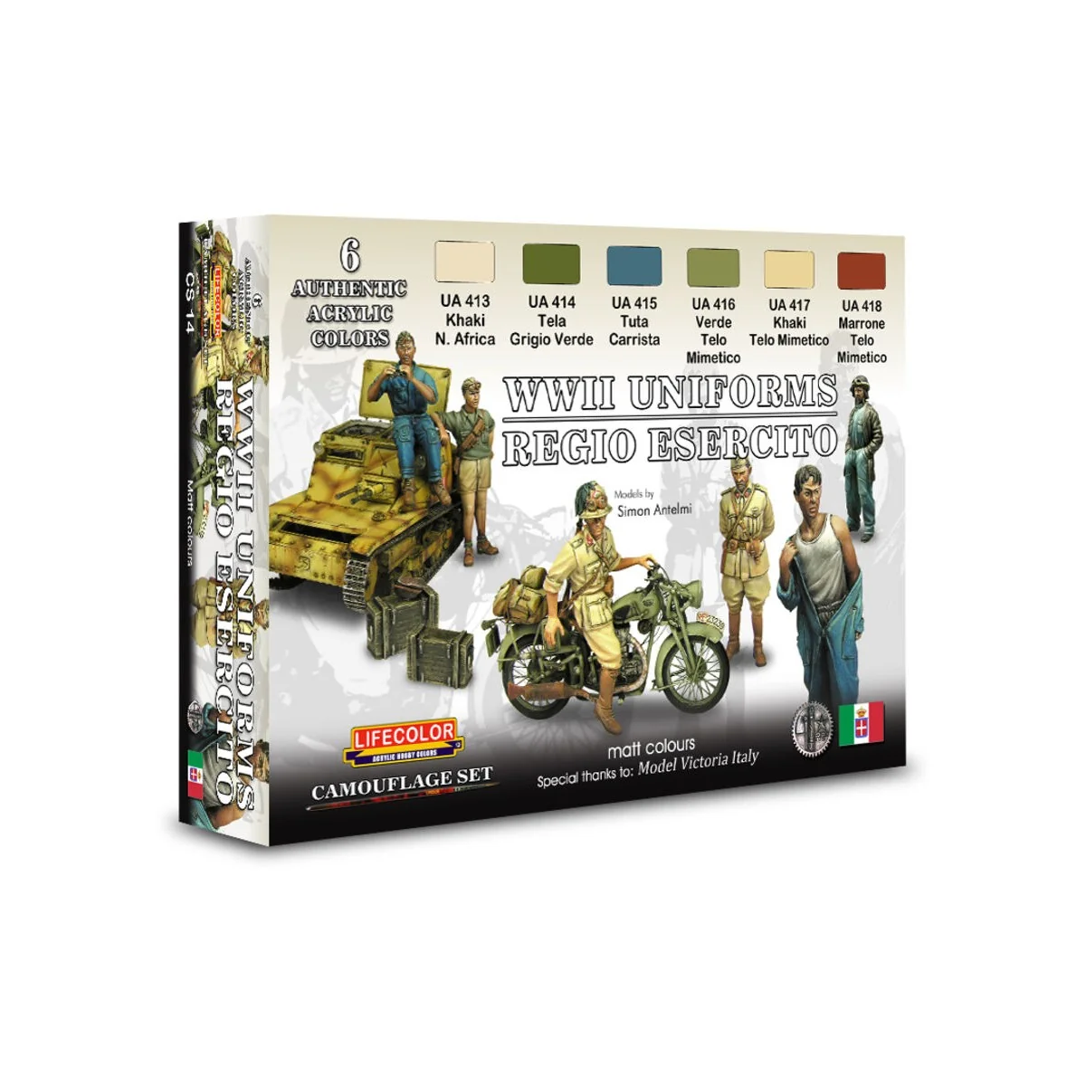 Italian WWII Regio Esercito Uniforms - Lifecolor CS14