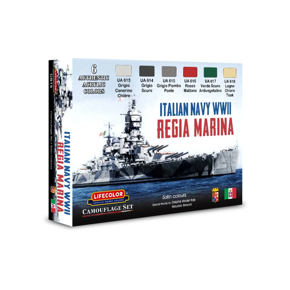 Italian Regia Marina WWII colors - Lifecolor CS15 Italian Regia Marina WWII colors - Lifecolor CS15