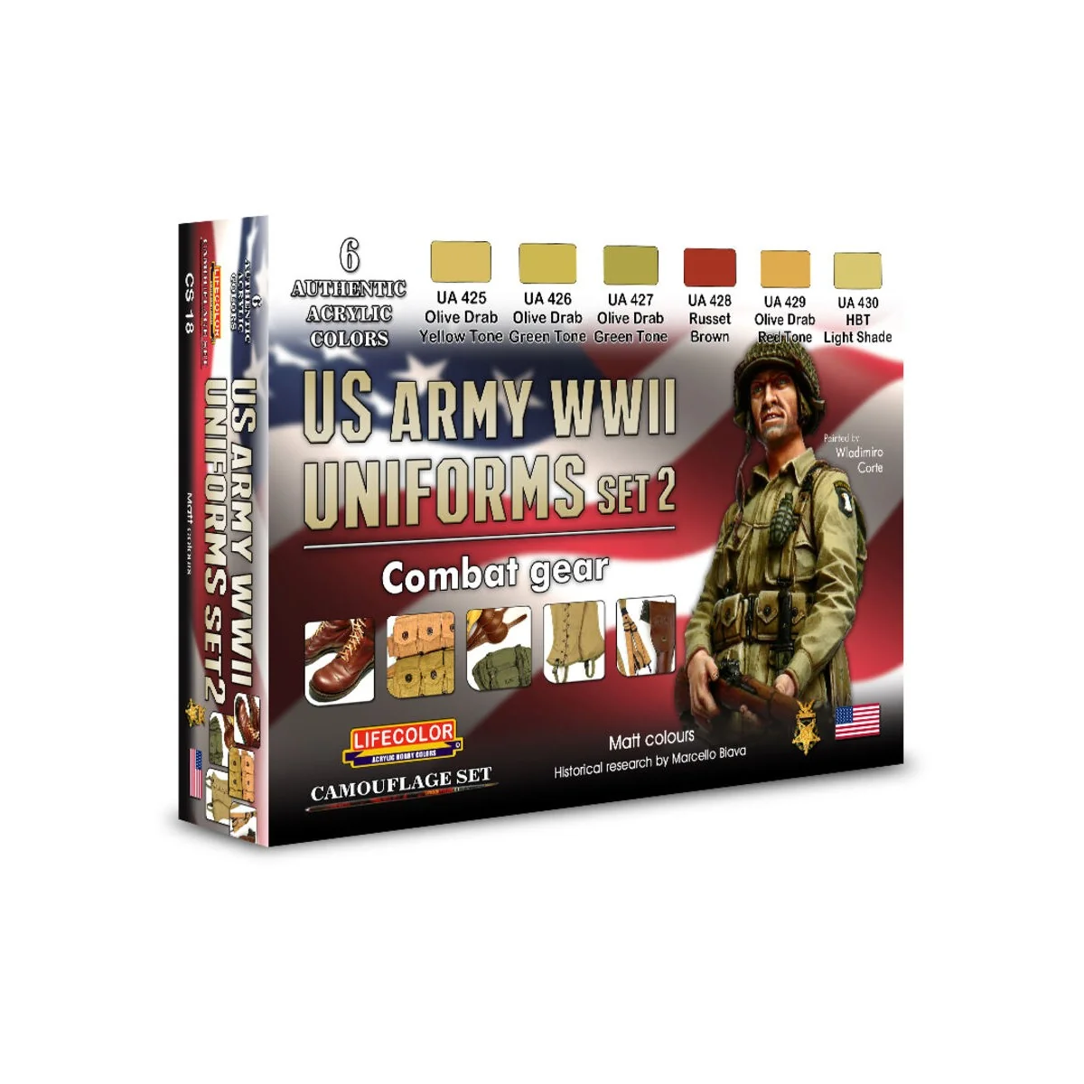 WWII US combat gear - Lifecolor CS18