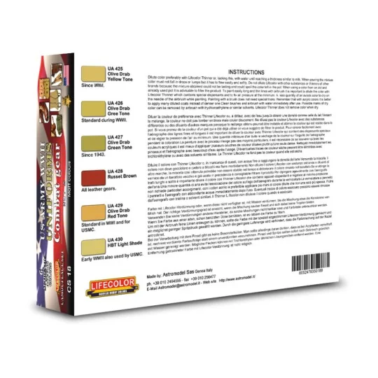 WWII US combat gear - Lifecolor CS18