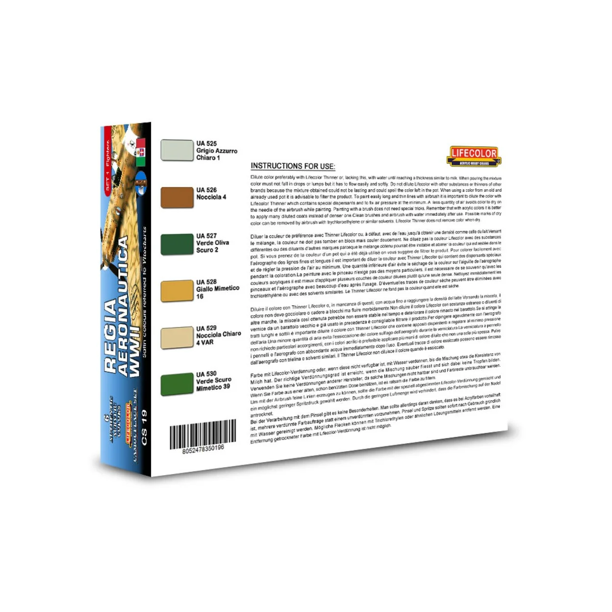 WWII Regia Aeronautica Italiana - Lifecolor CS19