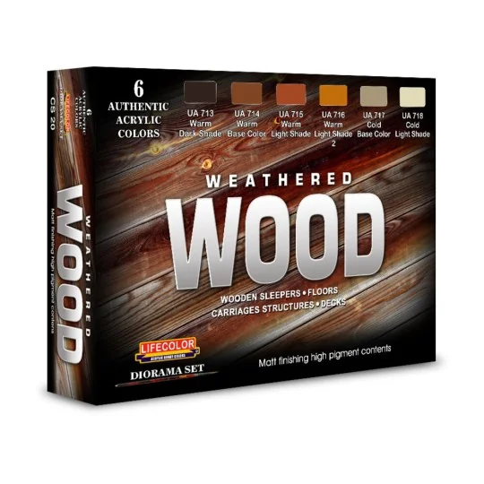 Weathered wood - Lifecolor CS20