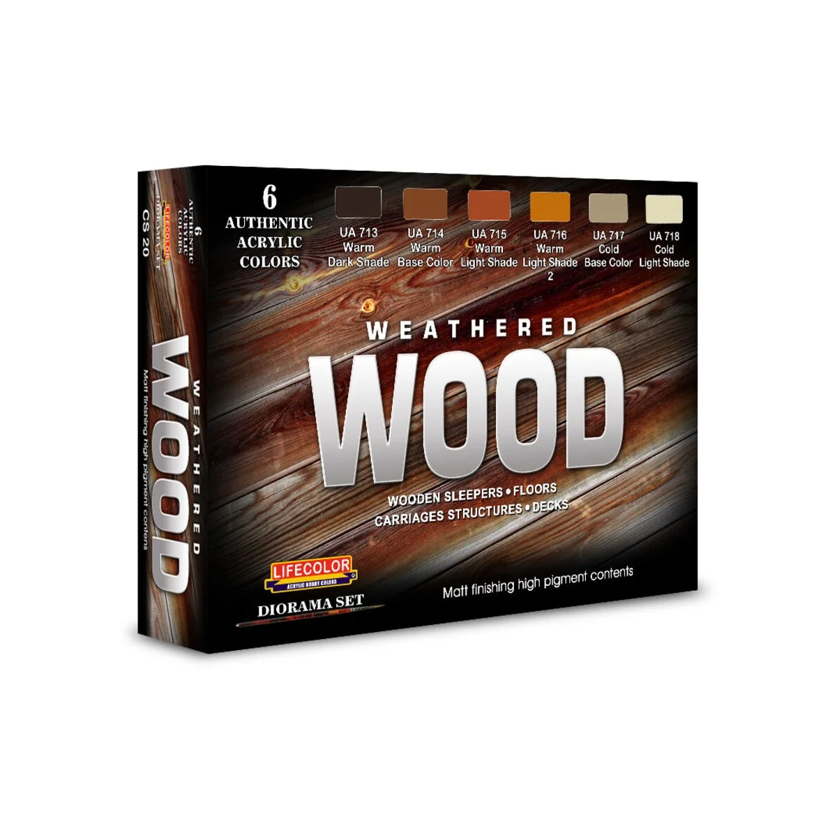 Weathered wood - Lifecolor CS20