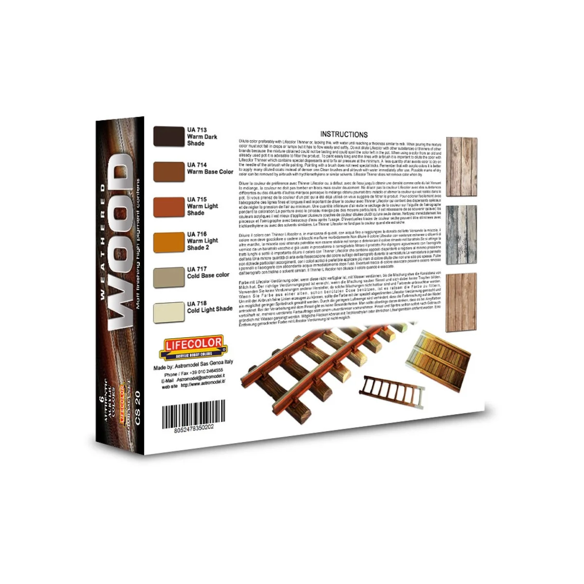 Weathered wood - Lifecolor CS20