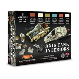 German and Italian interior tanks colors - Lifecolor CS22