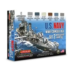 Camouflage Set US Navy WWII Set 2 - Lifecolor CS25