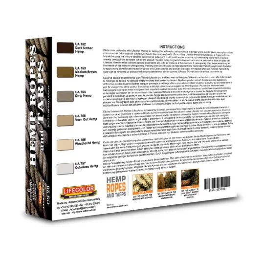 Hemp Ropes and Tarps - Lifecolor CS28