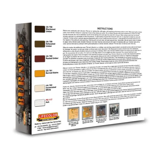 Burned Matt Colours high pigment content - Lifecolor CS29