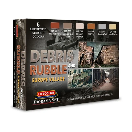 Debris and Rubble Europe Village - Lifecolor CS31