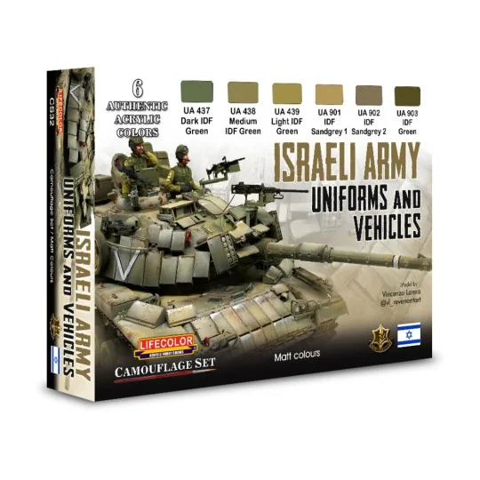 Israeli Army Vehicles & Uniforms - Lifecolor CS32