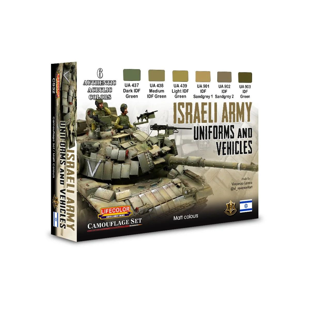 Israeli Army Vehicles & Uniforms - Lifecolor CS32