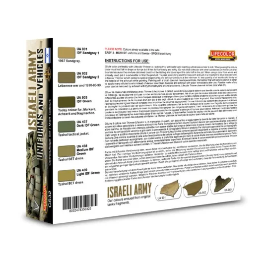 Israeli Army Vehicles & Uniforms - Lifecolor CS32
