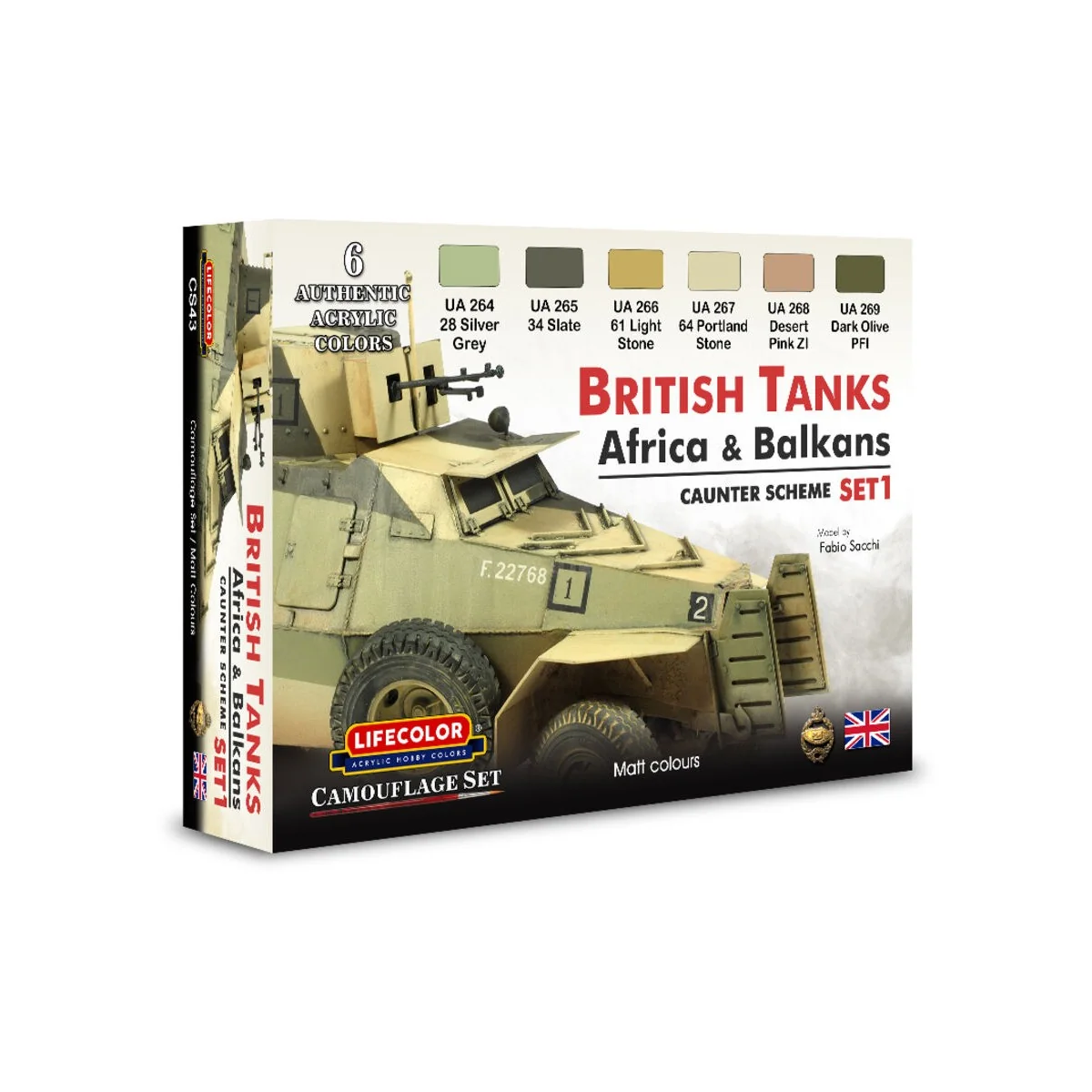 British Tanks WWII (Afrika & Balkan) - Lifecolor CS43