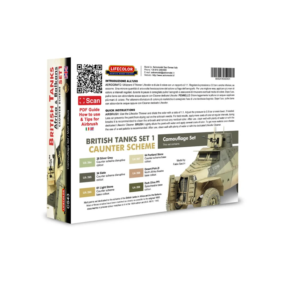 British Tanks WWII (Afrika & Balkan) - Lifecolor CS43