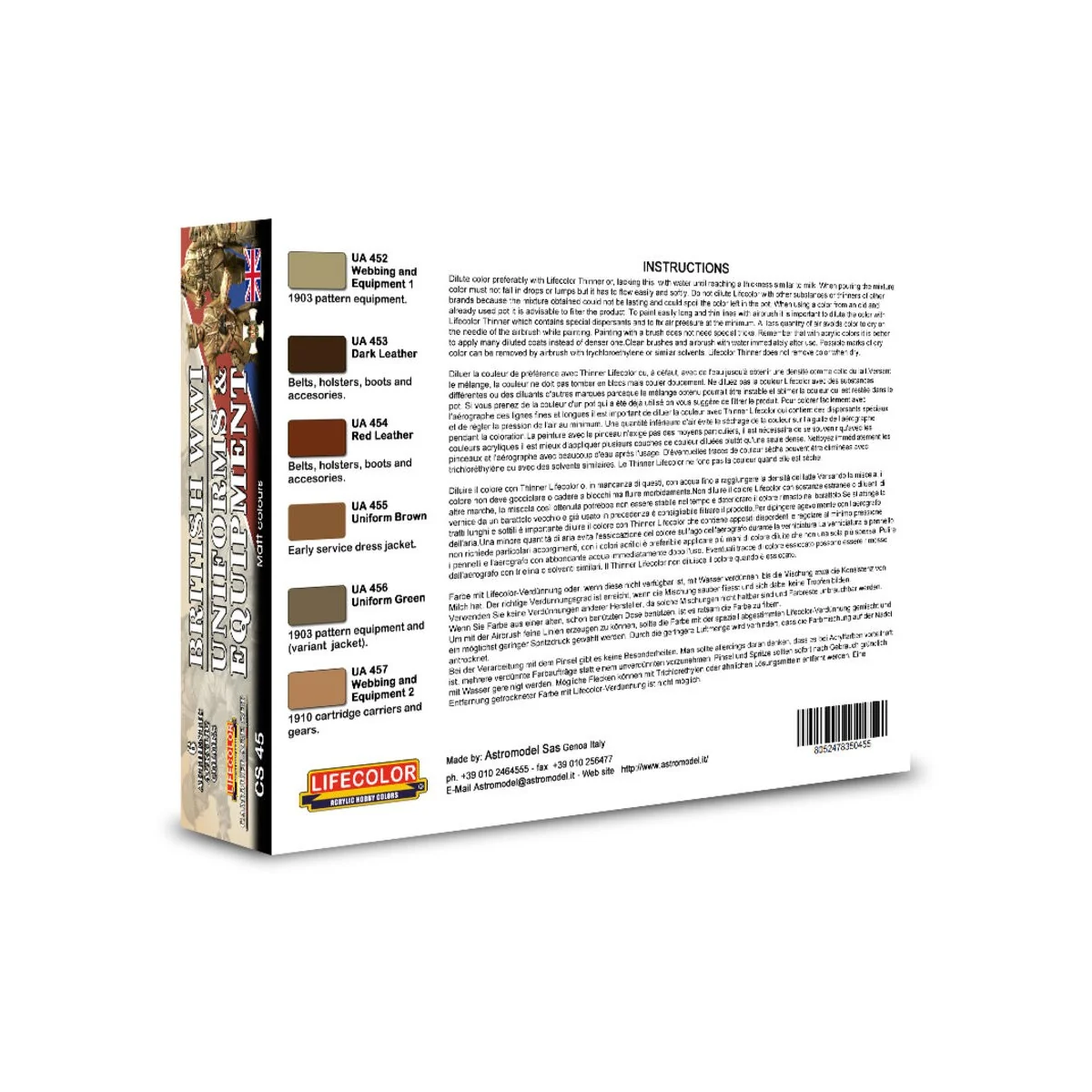 British Uniforms & Equipment - Lifecolor CS45