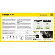 STARTER KIT Citroen 11 CV, 1/43 - Heller 56159 STARTER KIT Citroen 11 CV, 1/43 - Heller 56159