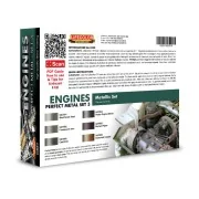 Engines Perfect Metal - Set 3 - Lifecolor CS51 Engines Perfect Metal - Set 3 - Lifecolor CS51