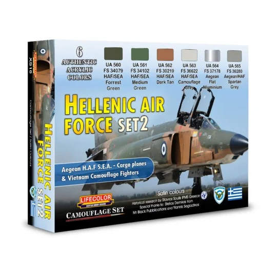 Hellenic AIR, Force Set 2 - Lifecolor XS16