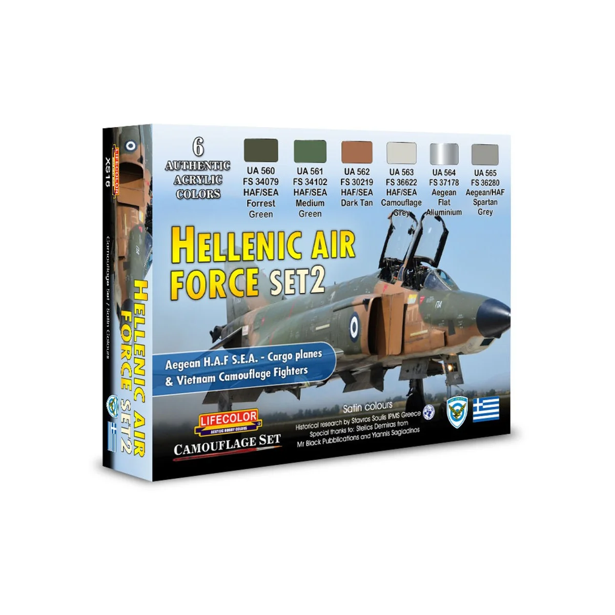 Hellenic AIR, Force Set 2 - Lifecolor XS16