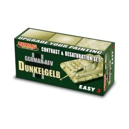 Germ.AFV Dunkelgelb Contr.&Desaturat.Set - Lifecolor MS01