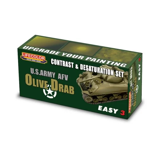 US Army AFV Oliv Drab Contr.&Desaturat. - Lifecolor MS03