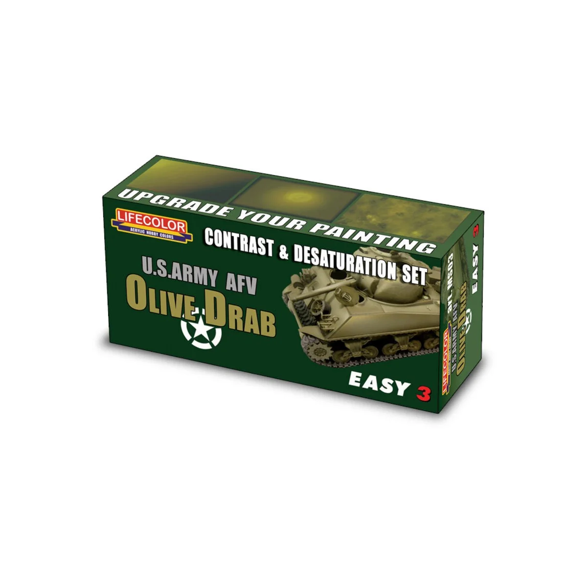 US Army AFV Oliv Drab Contr.&Desaturat. - Lifecolor MS03