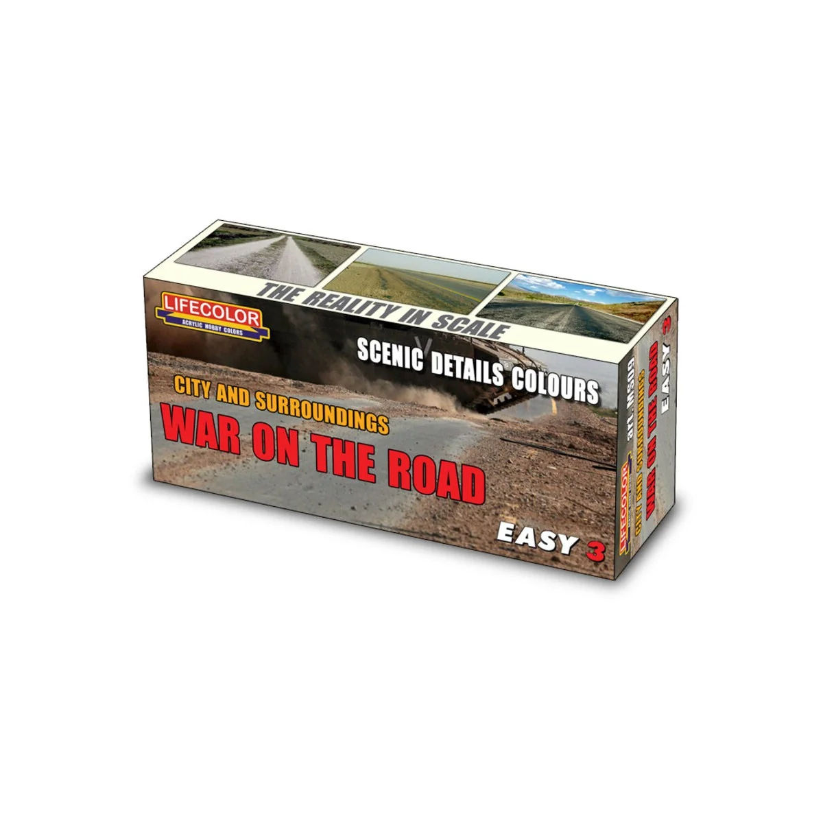 City and surroundings war on the road - Lifecolor MS09 City and surroundings war on the road - Lifecolor MS09