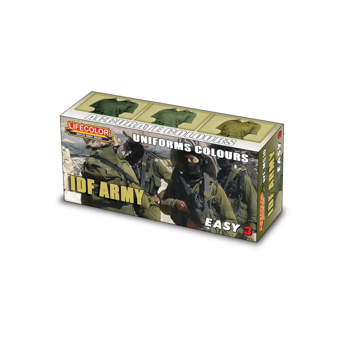 Uniforms colours IDF Army - Lifecolor MS10