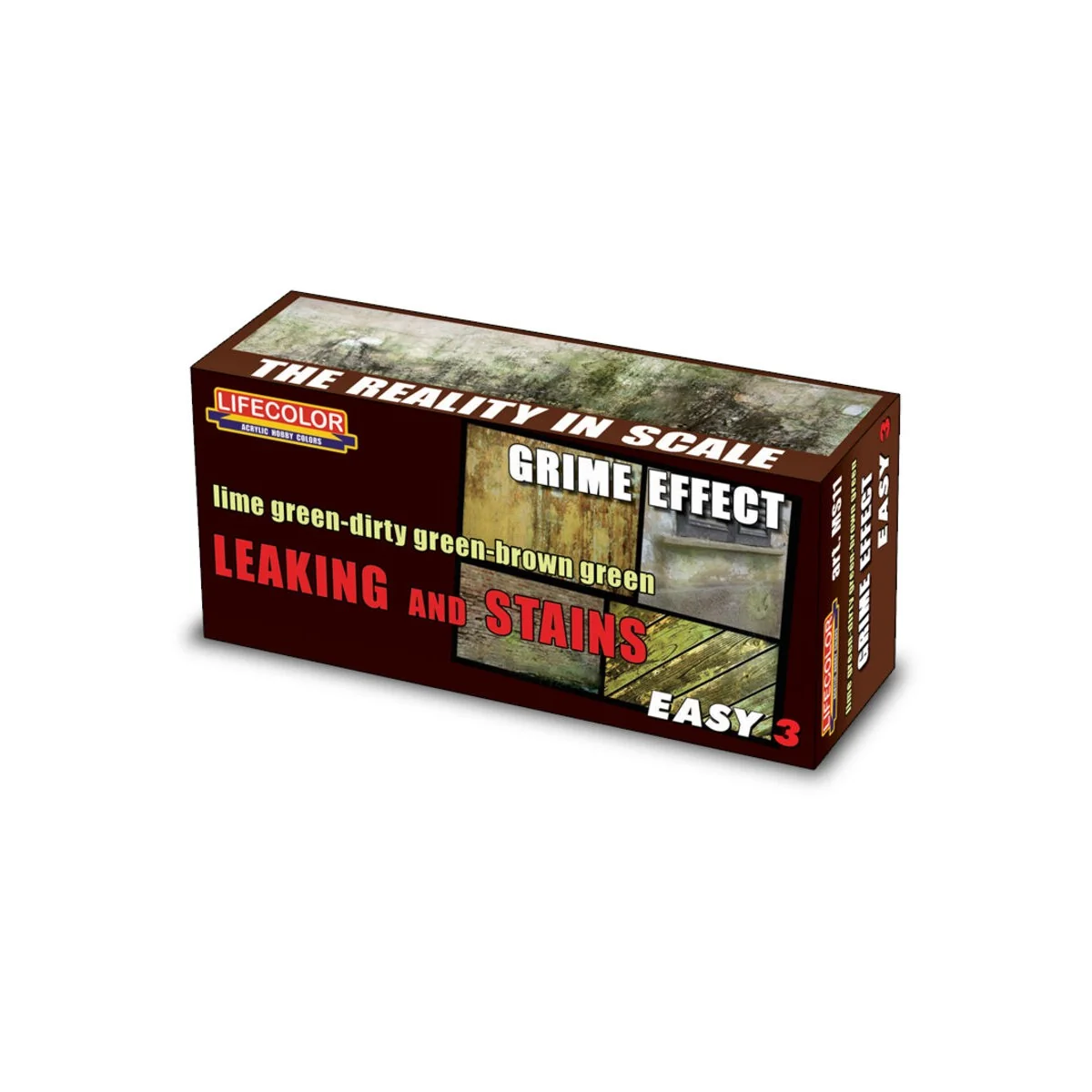 Leaking and stains lime-dirty-brown gree - Lifecolor MS11