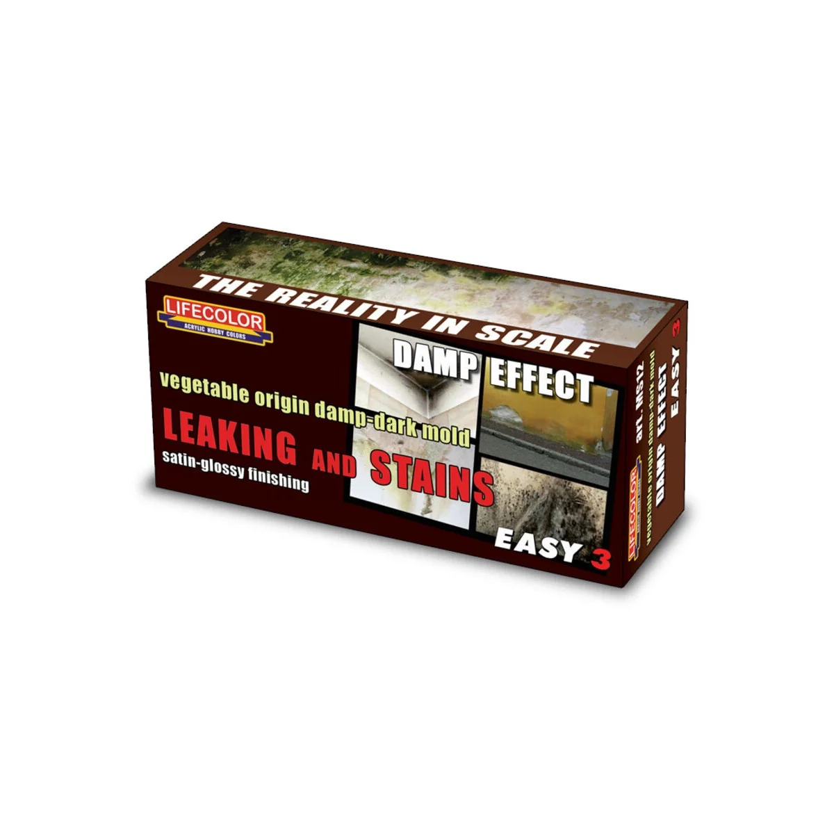 Leaking and stains vegetable origin damp - Lifecolor MS12 Leaking and stains vegetable origin damp - Lifecolor MS12