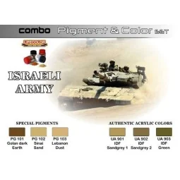 Pigment&Color Set Israeli Army - Lifecolor SPG01