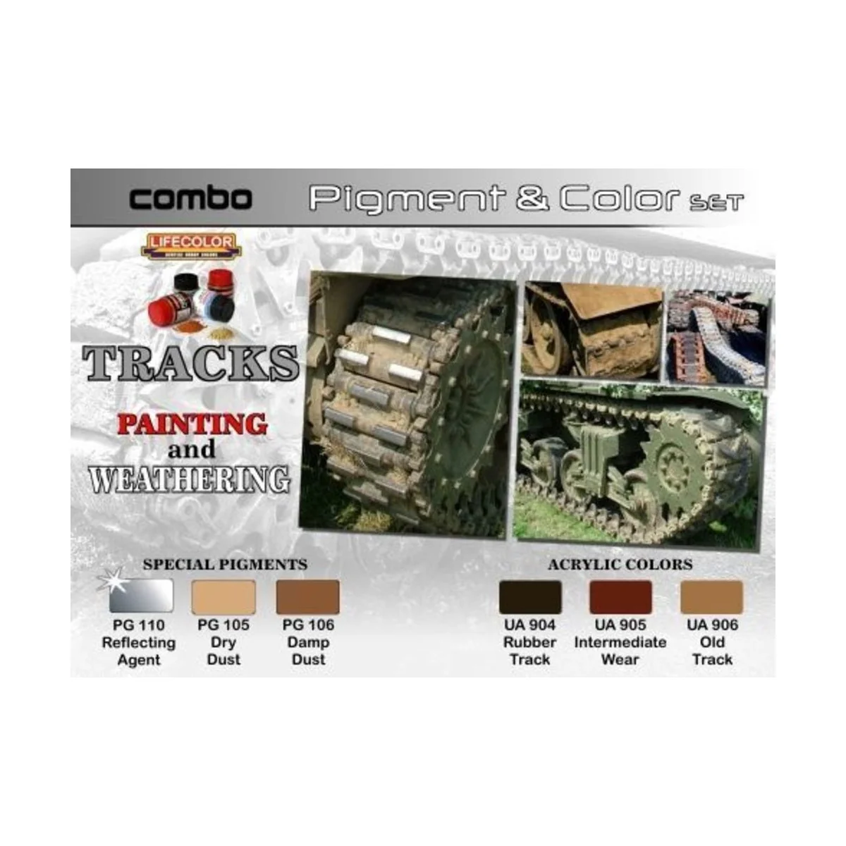 Pigment&Color S.Tracks Painting+Weatheri - Lifecolor SPG02