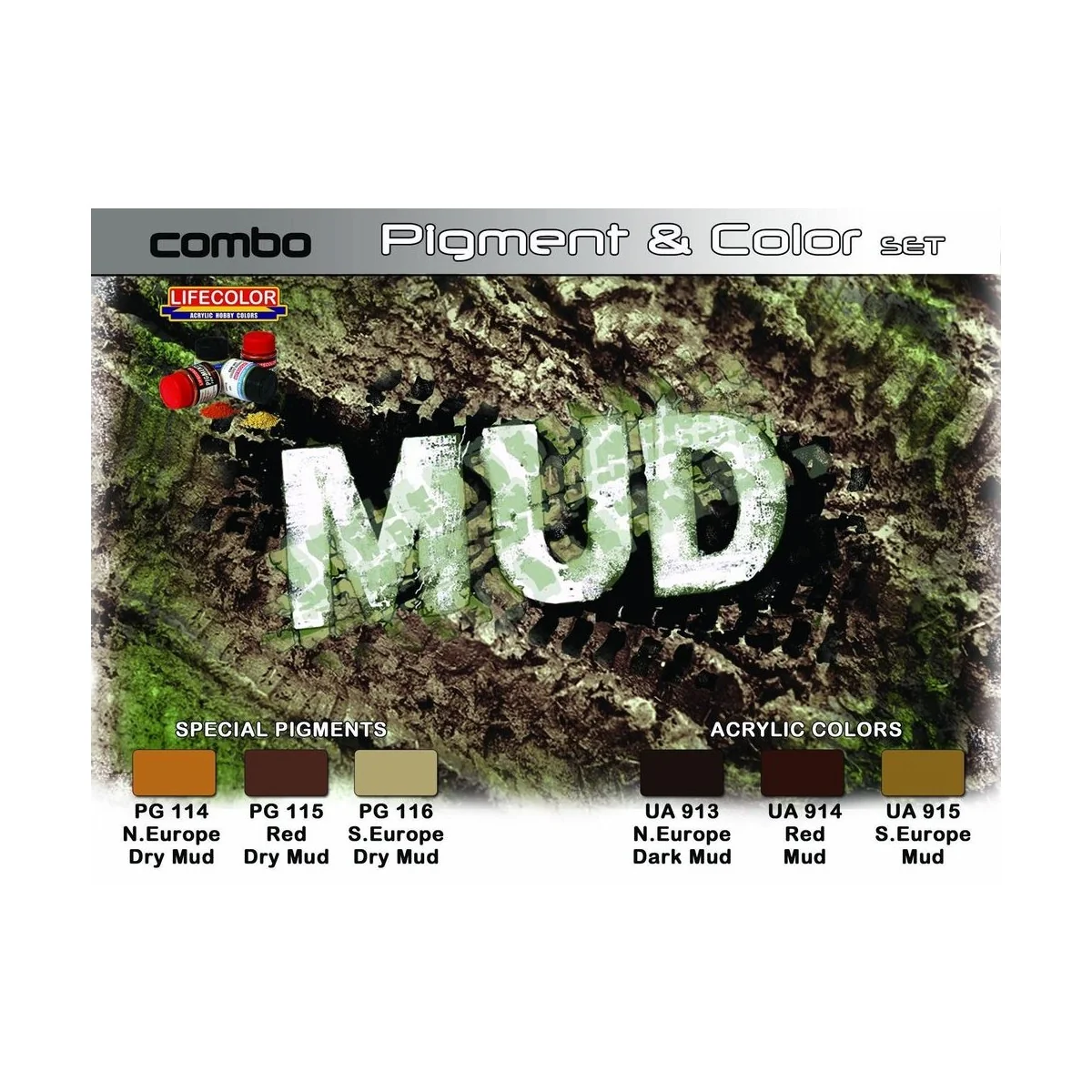 SET COMBO effects of MUD - Lifecolor SPG05 SET COMBO effects of MUD - Lifecolor SPG05