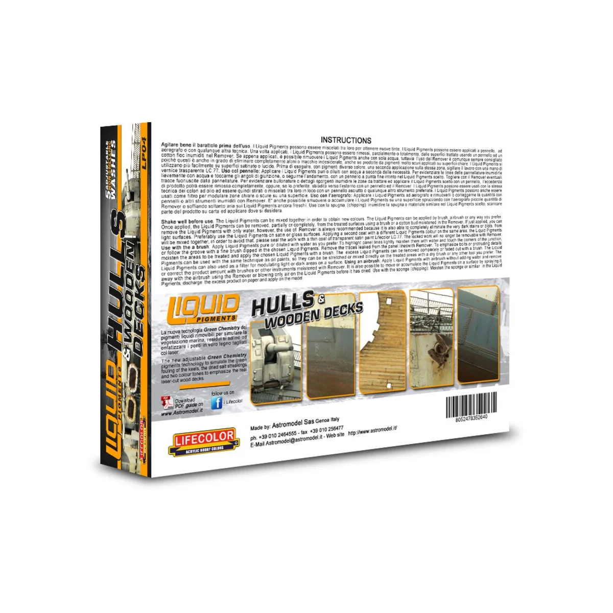 Liquid Pigments Hulls & Wooden Decks - Lifecolor LP04