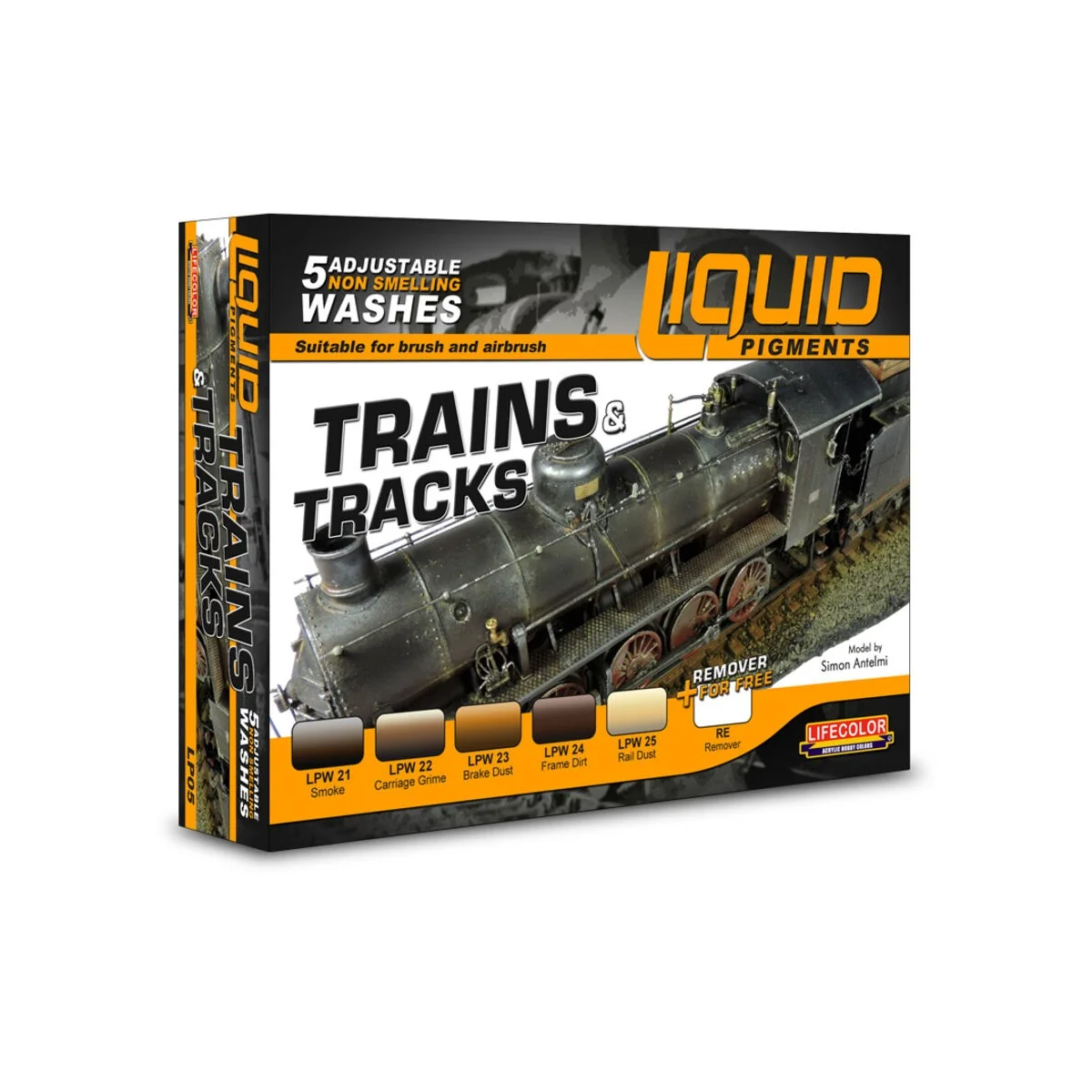 Liquid Pigments Trains & Tracks - Lifecolor LP05